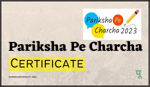 Pariksha Pe Charcha Certificate
