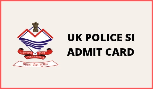 UK Police SI Admit card