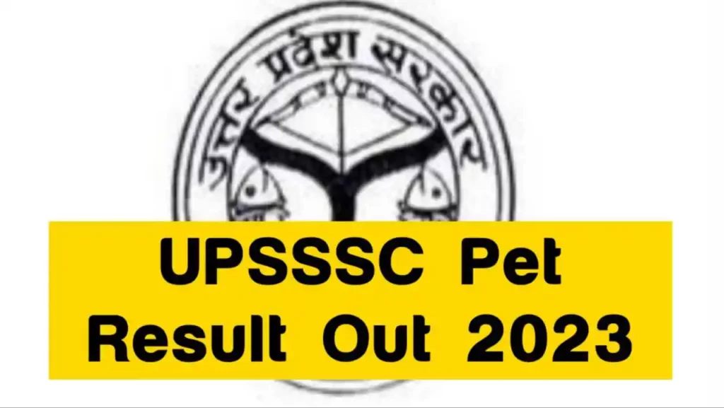UPSSC PET Result 2023