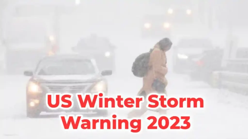 US Winter Storm Warning 